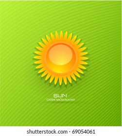 Vector sun background