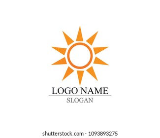 Vector - Sun burst star icon logo and symbols