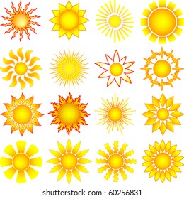 vector sun collection