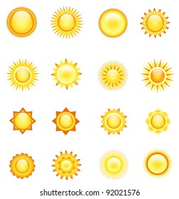 Vector sun collection