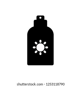 vector sun cream icon.