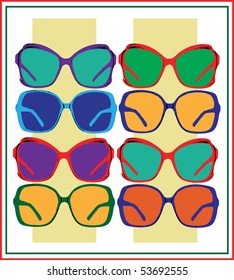  vector sun glasses