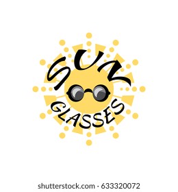 Vector Sun Glasses for Web or Sale Design. Hot Summer Symbol