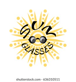 Vector Sun Glasses for Web or Sale Design. Hot Summer Symbol
