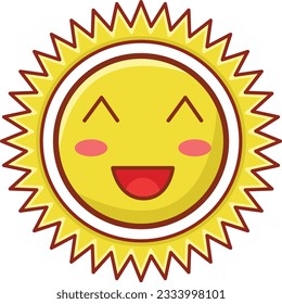 Vector Sun Hand Drawn Emote