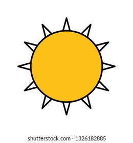 Vector Sun Icon
