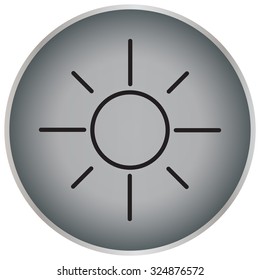 Vector sun icon