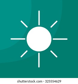 Vector sun icon