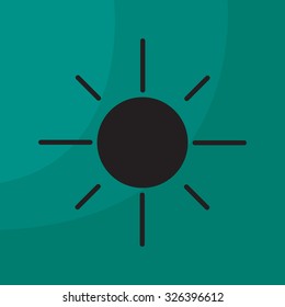 Vector sun icon
