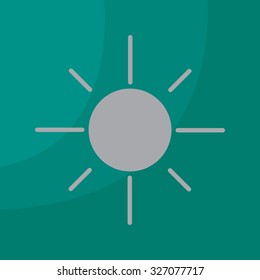 Vector sun icon
