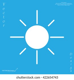 Vector sun icon