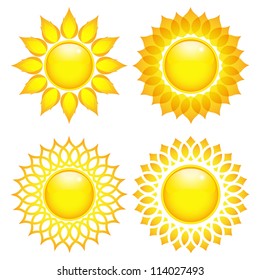 Vector Sun Icons / Sun Collection