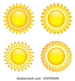 Vector Sun Icons / Sun Collection