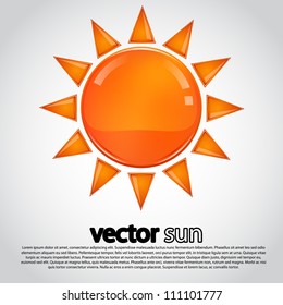 vector sun illustration