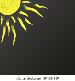 Vector sun illustration