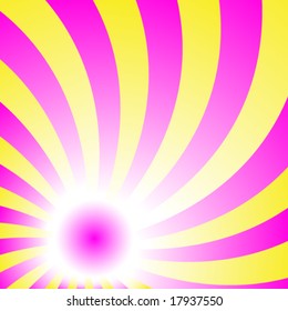 Vector sun light