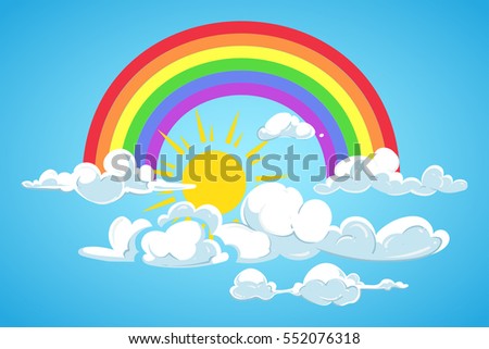 Similar – Foto Bild Rainbow. Sommer Urelemente