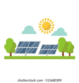 Vector sun solar energy icon