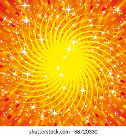 Vector Sun Sunburst Pattern