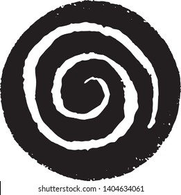 Vector sun symbol in engraving technique. Ethnic style illustration. Occultism, medieval religion, retro, spirituality and esoteric tattoo. Astrology map. 