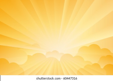 Vector sunburst