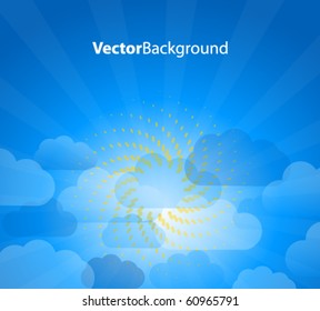 Vector sunburst