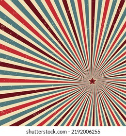 vector Sunburst Background, with different colorful.