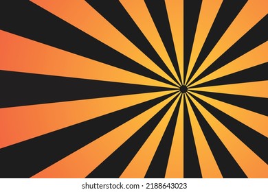 Vector Sunburst Background - retro vintage pattern illustration.