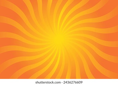 Vector Sunburst Pattern Background for Summer Banner