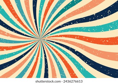 Vector Sunburst Pattern Background for Summer Banner