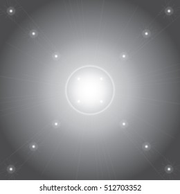 Vector  Sunburst Pattern. Radial background