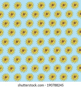 vector of sunflower background