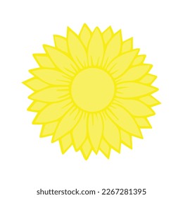 Vector Sunflowers silhouette set, Art, Black and White Floral outline set, Sunflower summer clipart
