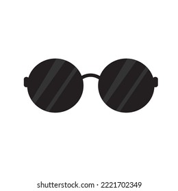 Vector sunglasses for eye protection from the sun on a white background.