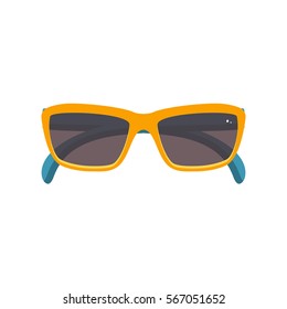 Vector Sunglasses.  Isolated on White Background.