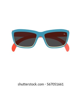 Vector Sunglasses.  Isolated on White Background.