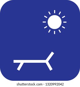  Vector Sunny Beach Icon