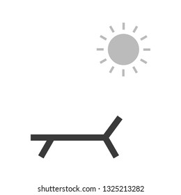  Vector Sunny Beach Icon