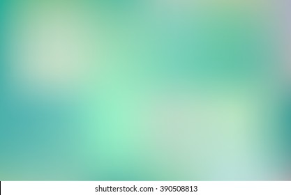 vector sunny blur summer or spring background, green gradient mesh