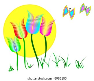 Vector Sunny Day