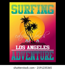 vector sunset tropical illustration images design