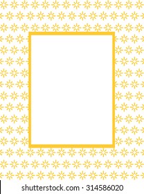 Vector Sunshine Frame, Greeting Card and Invitation Template