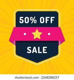 vector Super sale 50% off background