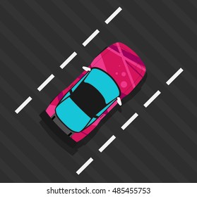 Vector super sports car