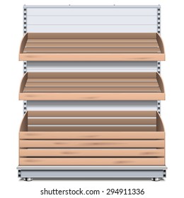 Vector Supermarket Bread Shelf