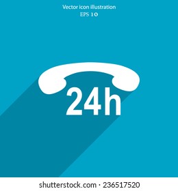 Vector support web icon. Eps 10.