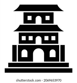 Vector Supreme Harmony Glyph Icon Design
