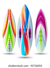 Vector surf boards ( Abstract design )