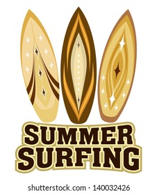 Vector surf boards / Summer Surfing 