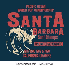 vector surf illustrations for t shirt print